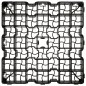 Preview: 40m² 30LG Paddockplatte Schwarz 50 x 50 x 3cm