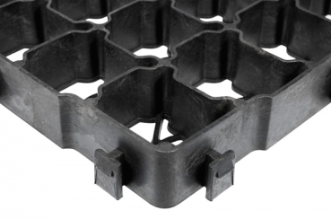 Robuste, wasserdurchlässige Paddockplatten als idealer Bodenbelag für Paddocks, bieten eine stabile, matschfreie und trittsichere Fläche für Pferde.