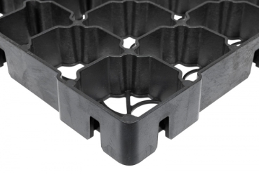 Robuste, wasserdurchlässige Paddockplatten als idealer Bodenbelag für Paddocks, bieten eine stabile, matschfreie und trittsichere Fläche für Pferde.